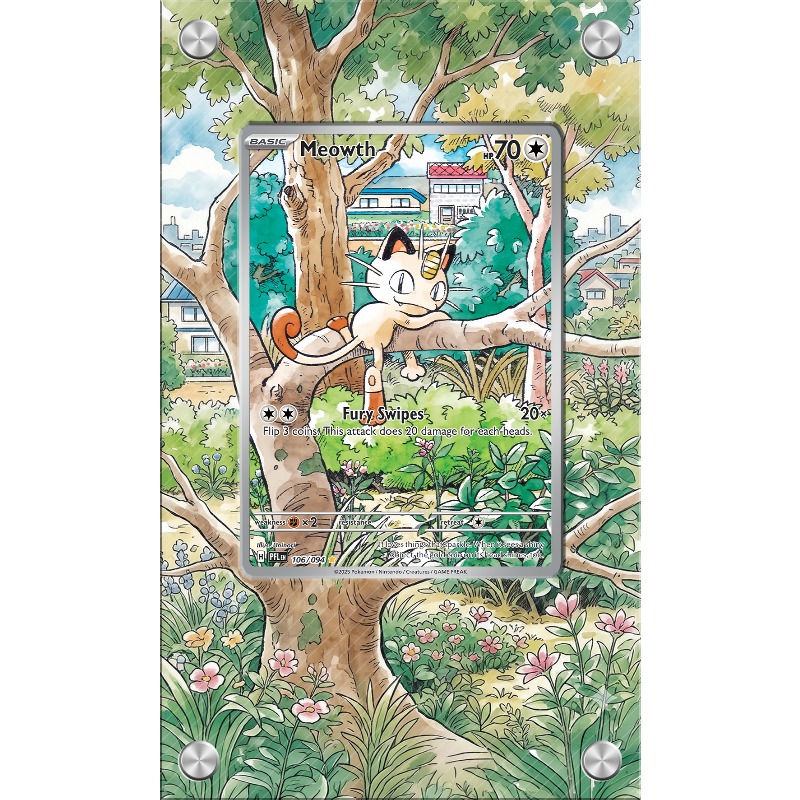 Anime Merchandise From Japan - Pajangan Seni untuk Kartu Pokemon Meowth