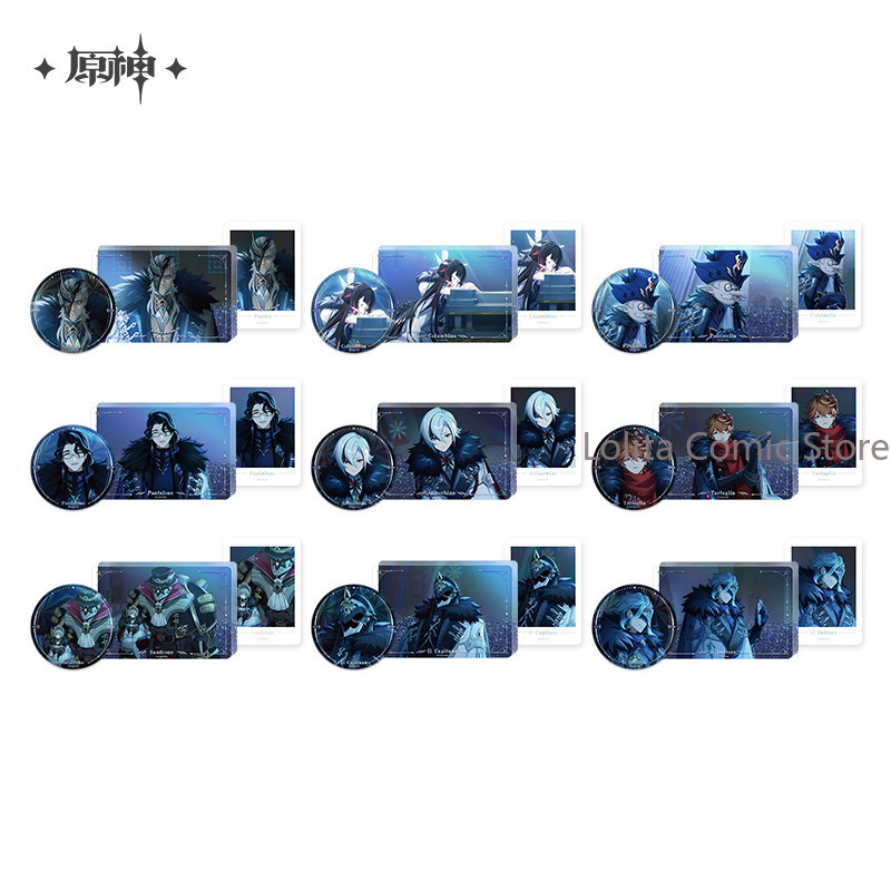 Anime Merchandise Licensing - Lencana Resmi Berlisensi Genshin Impact The