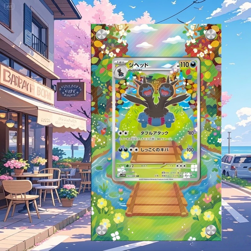 Anime Merchandise From Japan - Display Kartu Pokemon Zweilous PTCG, Gantungan