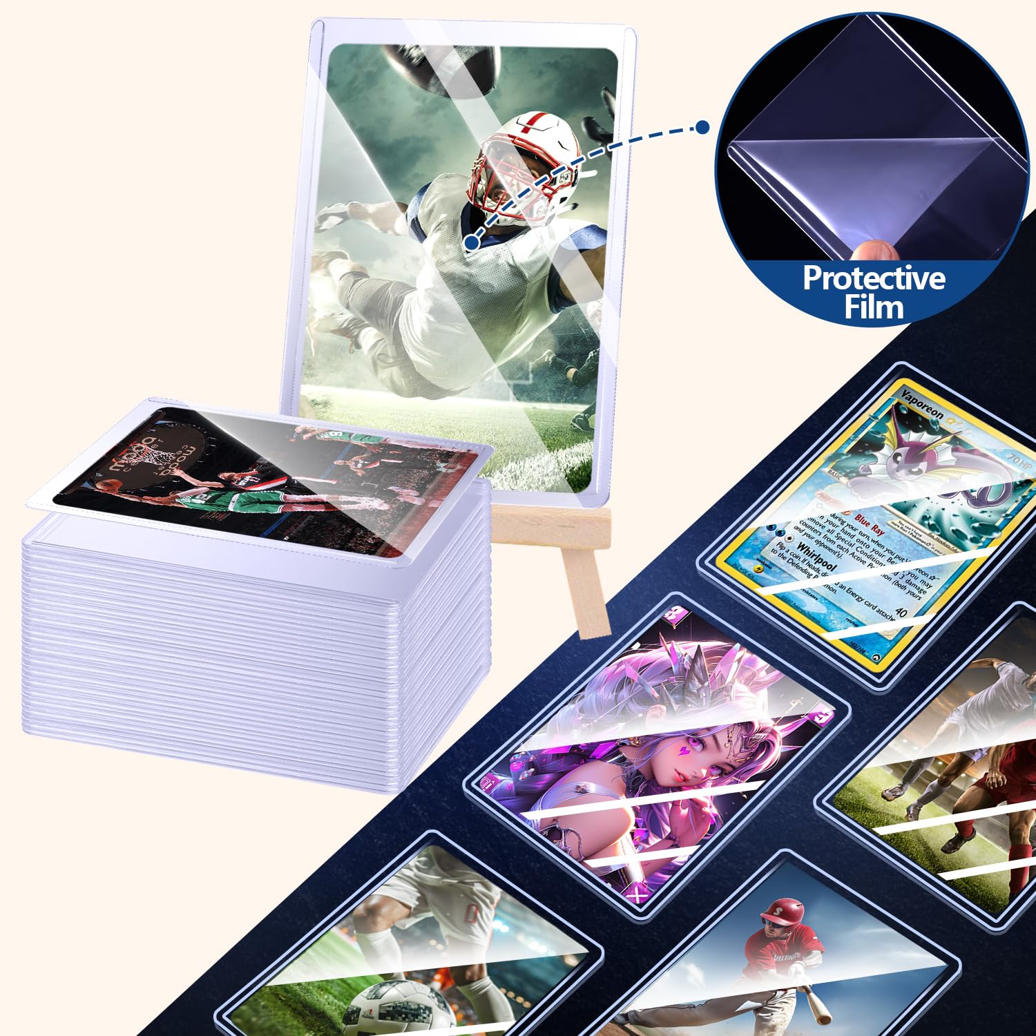 25-100 Buah Pelindung Tempat K - Collector Card Sleeve ulasan dan harga