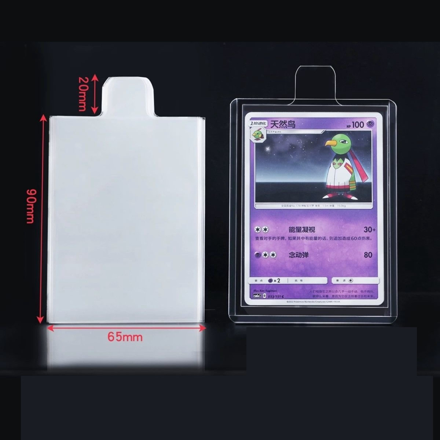 100pcs 65*90mm Pelindung Kartu - Collector Card Sleeve ulasan dan harga